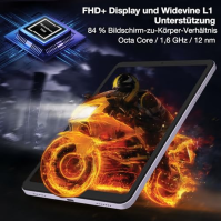 DOOGEE T20 Mini 8.4 Zoll Tablet, 2.3K FHD+ displej, 9GB RAM + 128GB ROM 1TB TF Android Tablet, 5060mAh 13MP Tablet PC, Octa-Co